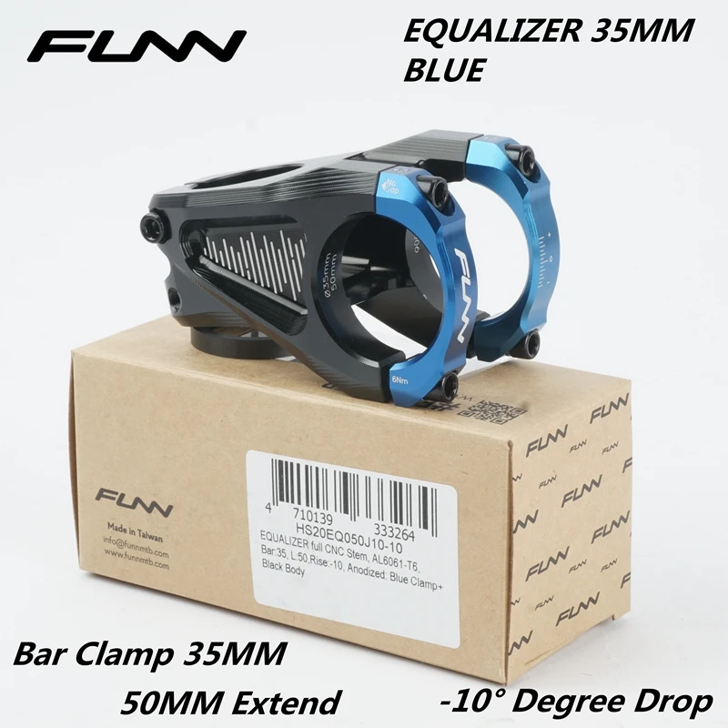 FUNN EQUALIZER STEM (35mm/±10) 新品 Amazon.com: FUNN Equalizer Bike Stem with 10mm Drop or Rise