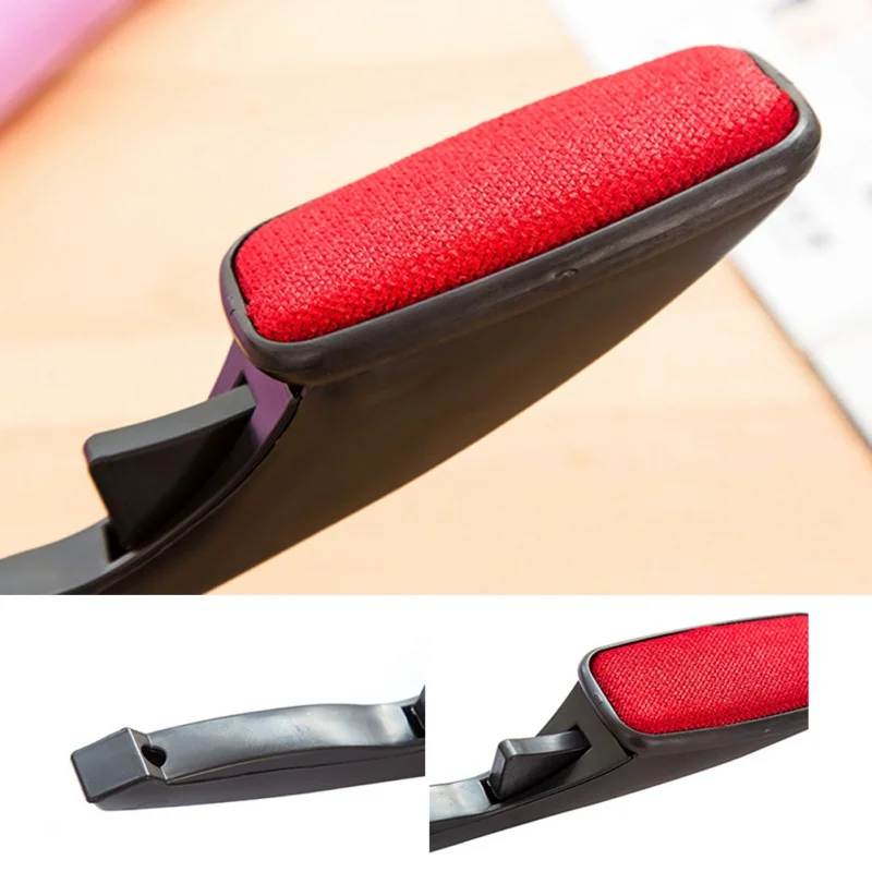Многофункциональная ворсовая щетка с ручкой, инструмент для уборки домашней одежды для путешествий, 1 шт