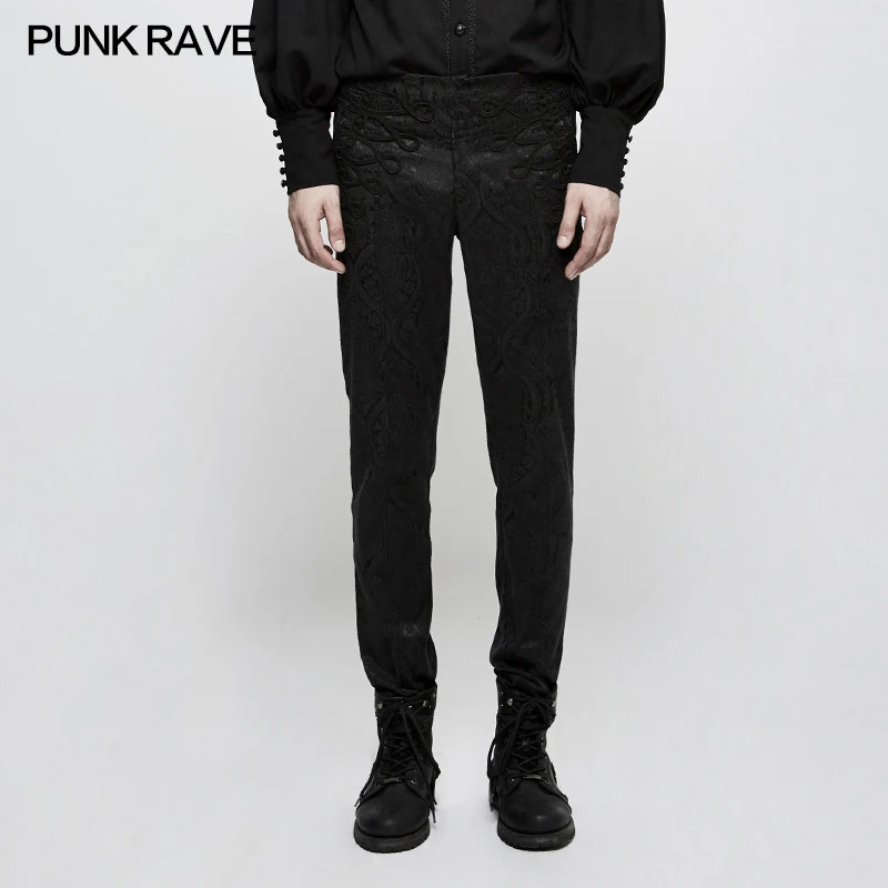 

Punk Rave Steampunk Mens Vintage Long Pants Fashion Wedding Formal Pants Cospaly Party Trousers Steage Performance Pants