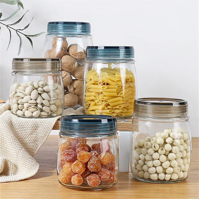 Glass Jars With Metal Lids Empty Food Storage Containers, Canning Jar For  Spice, Powder, Liquid, Sample - Bottles,jars & Boxes - AliExpress