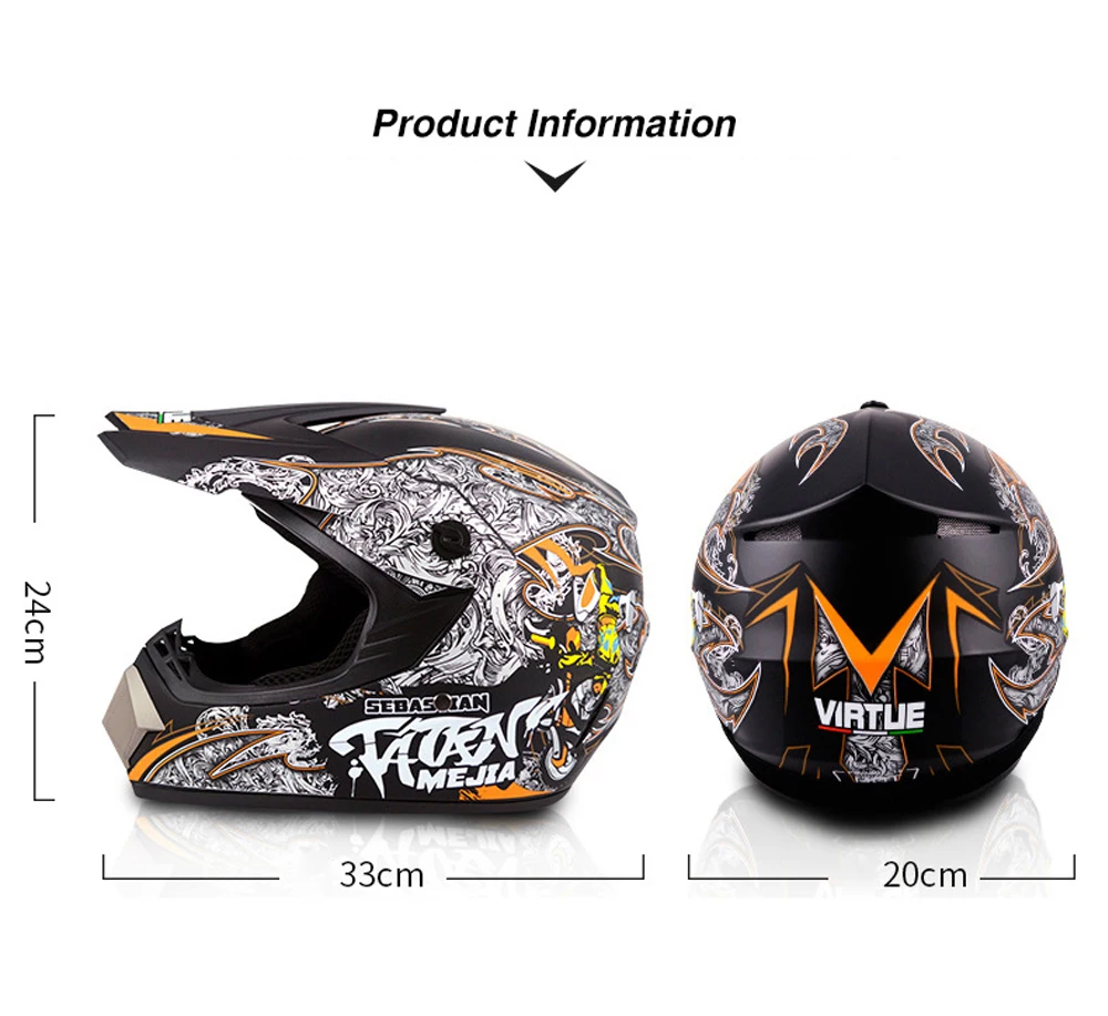 Гоночный Кроссовый мотоциклетный шлем DOT Casque Moto Capacete Moto Casco бездорожье полное лицо винтажный Кроссовый шлем для женщин 3 подарка
