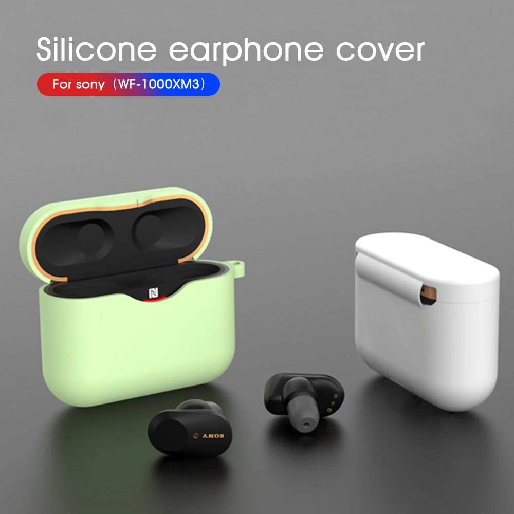 

Earphone Cover For Sony WF-1000XM3 Silicone Ultra Silm Protective Case Solid Color Cover For WF-1000XM3 Earphone Accessories