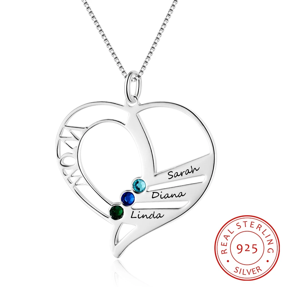 engraved mom necklace