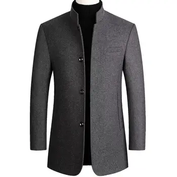 

Men's Tweed Coat,Men's Trench Coat Jacket,Middle-aged Dad's Coat,collar Tweed Coat,Middle-aged and Old Wool Coat,Tweed Coat Men