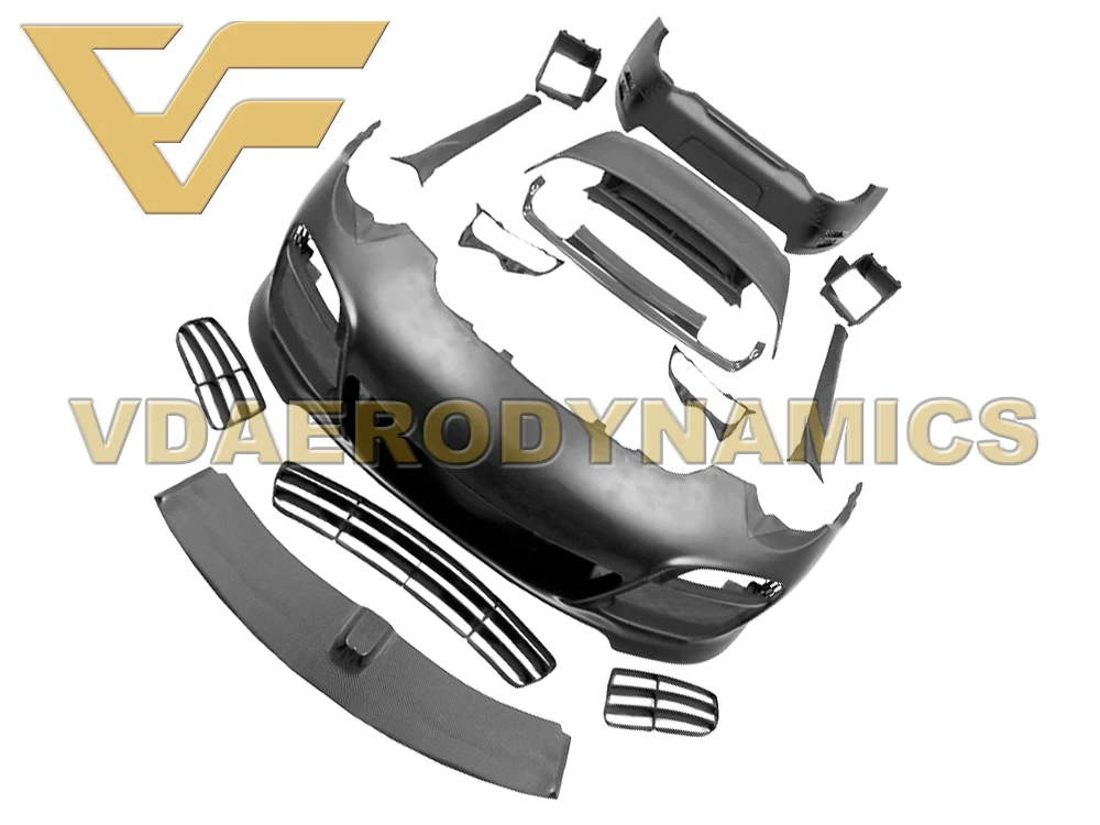 Suitable For 08-11 997 997.2 Porsche 911 Carrera S 4 4S GTS VAD-MSY Full Body Kit Front Bumper Rear Side Skirts | Автомобили и