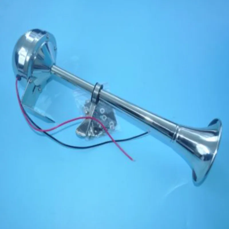 24v Морская Лодка из нержавеющей стали Одиночная Труба Рог, низкий тон, 16-1/8"