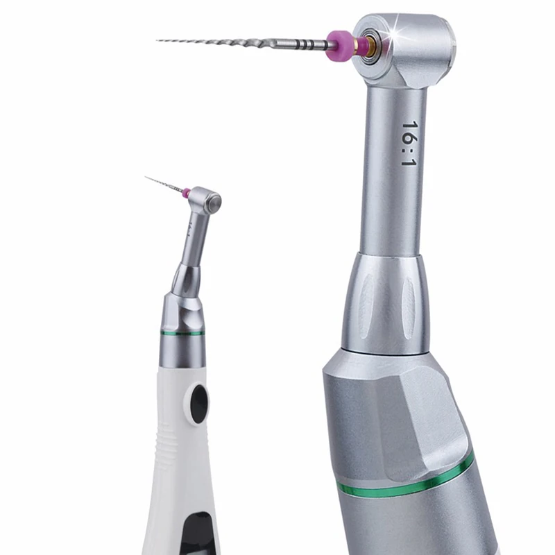 

Dental Tools 16:1 MINI Reduction Contra Angle Head For Wireless Motor Fit Dentistry Odontologia Endo Files Lab Equipment