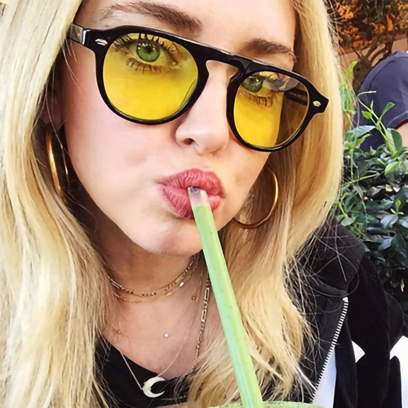 

Vintgae Round Polarized Sunglasses Women Men Brand Design Mirror Gradient Sun Glasses Male Female Retro Gafas De Sol Mujer