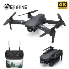 Eachine-Dron E520 GPS FOLLOW ME, cuadricóptero con WIFI FPV, 4K/1080P HD, cámara gran angular, plegable, mantenimiento de altitud, duradero