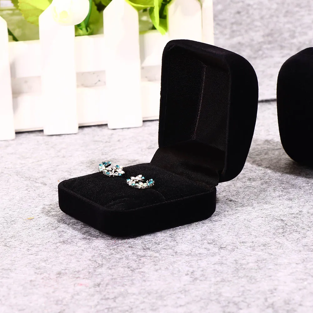 1 шт модные бархатные обручальные свадебные серьги кольцо кулон ювелирные