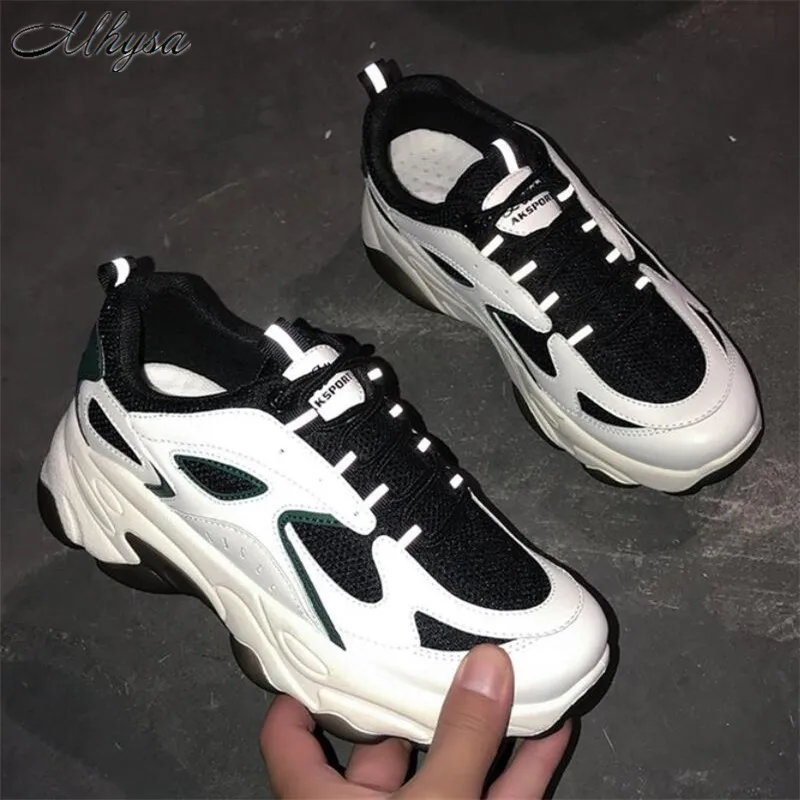 

Mhysa 2020 New Spring Fashion Women Casual Shoes PU Leather Platform Women Shoes Sneakers Ladies White Trainers Chaussure Femme