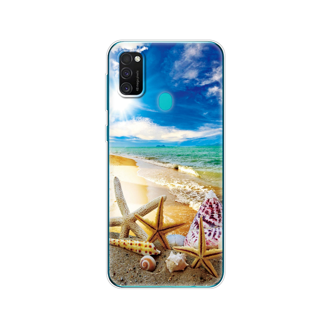 Samsung M21 Case 6.4" Soft Silicon Tpu Cover For Samsung Galaxy M21 M 21 SM-M215FZGUSER m215 Phone Back Shell Bumper Funda