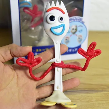 

Disney Toy Story 4 Forky Change Face Q Version 15.5cm PVC Action Figures Model Kids Gift Toy X4654