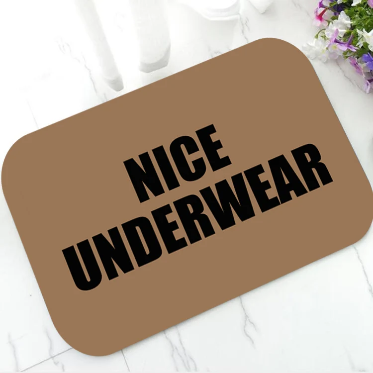 FunnyNiceUnderwearDoorMatforBathroomKitchenCoolModernFloor