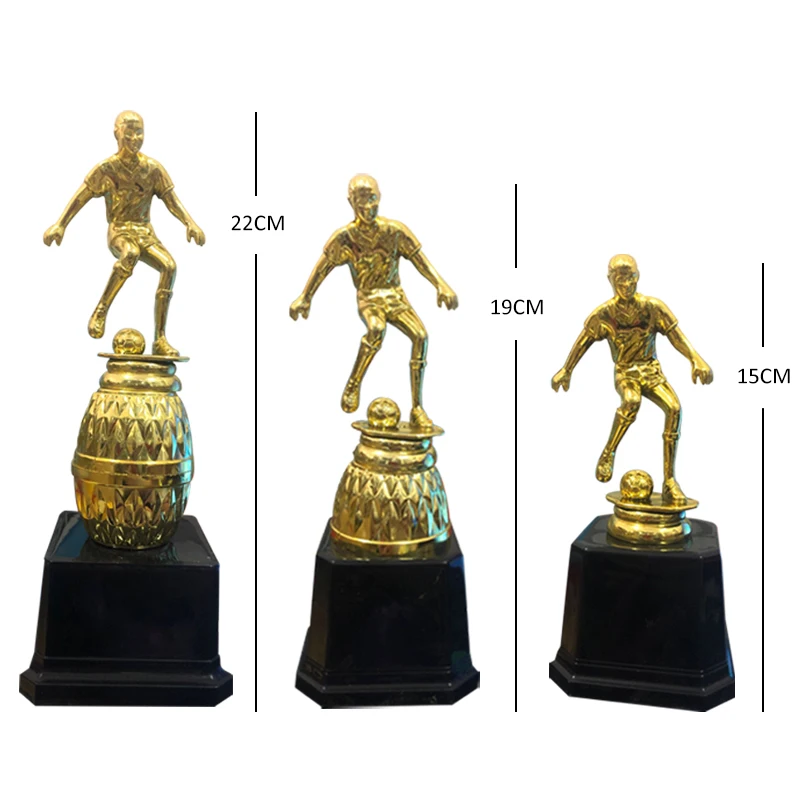Football Trophy PC Academy Sports Souvenirs Gold Awards Gold-plated Souvenir Craft Cup Adwards Trophy plastic trophy toys