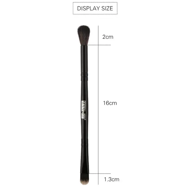 Hot Selling MAANGE Double Head Eye Shadow Makeup Brush Cosmetic Tool Gift for Women Eyeshadow Brushes Wholesale only one