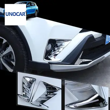 

Car styling For Toyota RAV4 2018 front fog lamp shade fog lamp decorative frame