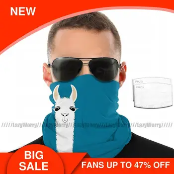 

Humor Mouth Face Mask LLAMA PORTRAIT Facial Mask with Filters Kawai Adult Pretty Mask