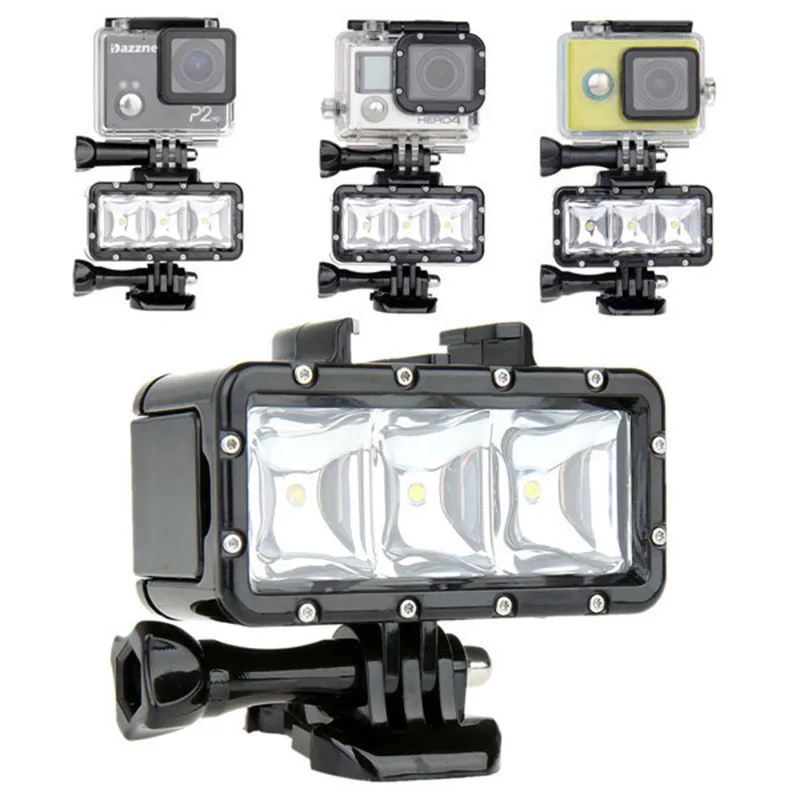 Gopro светильник для дайвинга hero4/hero3+/Yi аксессуары для горной собаки лампа для подводного плавания светильник для дайвинга лампа для экспозиции