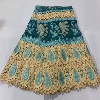 

Newest hot Selling French Lace Wholesale Price High Quality African Tulle cord Lace 2020 Net Embroidered Lace Fabric XM062403
