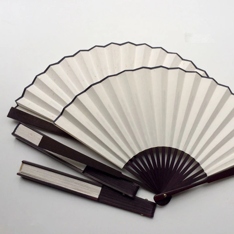 10 Buah Diy Kipas Tangan Putih Kertas Beras Lukisan Kipas Lipat Cina Kaligrafi Dewasa Program Seni Rupa Tulang Kipas Bambu Besar Fan Fan Fan Foldingfan 8 Aliexpress