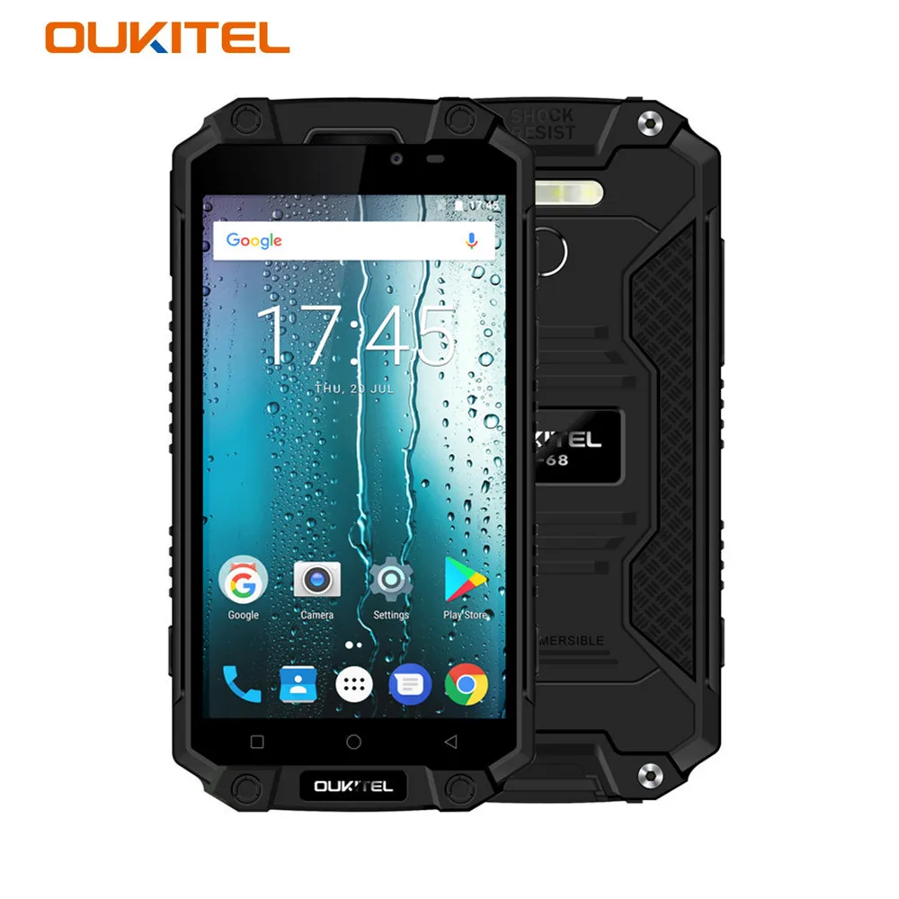 

Oukitel K10000 Max IP68 Waterproof Dustproof Shockproof Mobile Phone Android 7.0 MT6753 Octa Core 3GB RAM 32GB ROM 5.5" 10000mAh