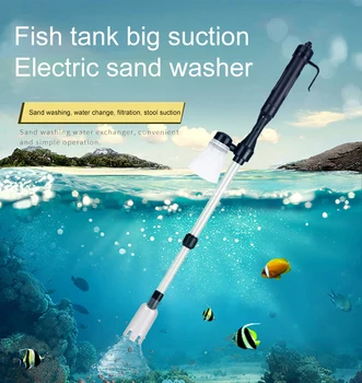 

Electric Automatic Water Changer Sand Washer Pump Aquarium Cleaning Tool Water Changer Gravel Cleaner Siphon Filter Pump