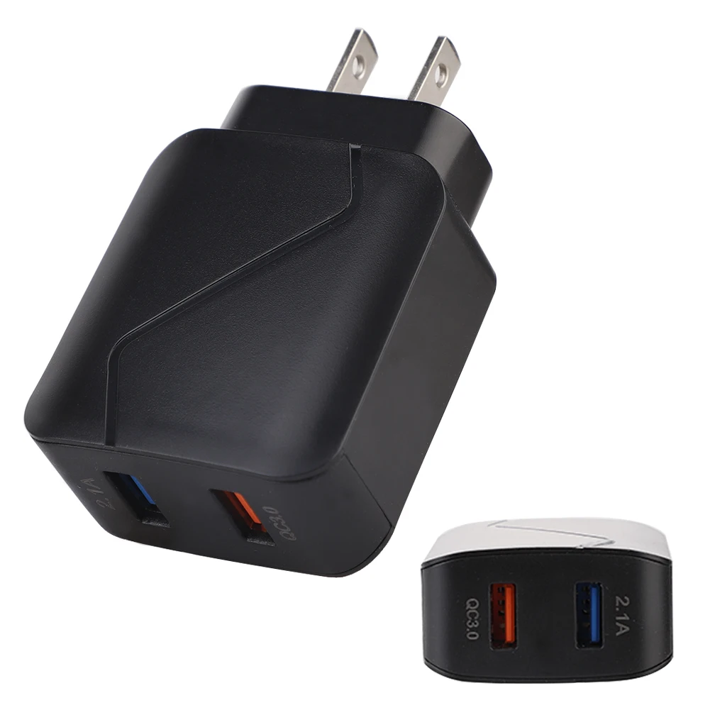 18 Вт QC 3,0 Быстрая зарядка USB зарядное устройство с светильник Быстрая зарядка мобильного телефона зарядное устройство для iPhone samsung huawei Xiaomi