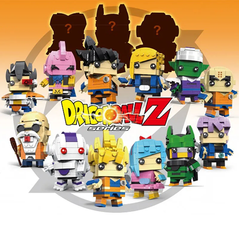 

Decool Compatible legoed Brickheadz Dragon Ball Z Goku Vegeta Anime Action Figure model building block brick toys Christmas gift