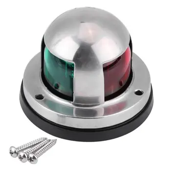 

1 Set DC 12V Stainless Steel Red&Green LED Navigation Signal Light Lamp Bulb Yacht Accessory For Marine Boat