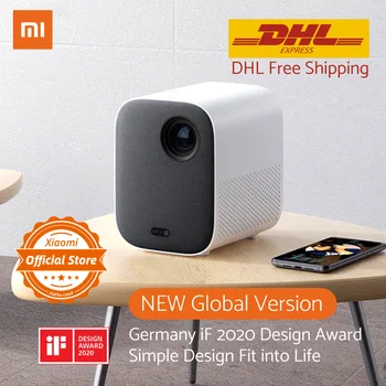 

Global Version Xiaomi Projector Mini 120" Full HD 1080P DLP 500ANS Dolby Audio Android 9 Mi TV Content DHL Free Shipment