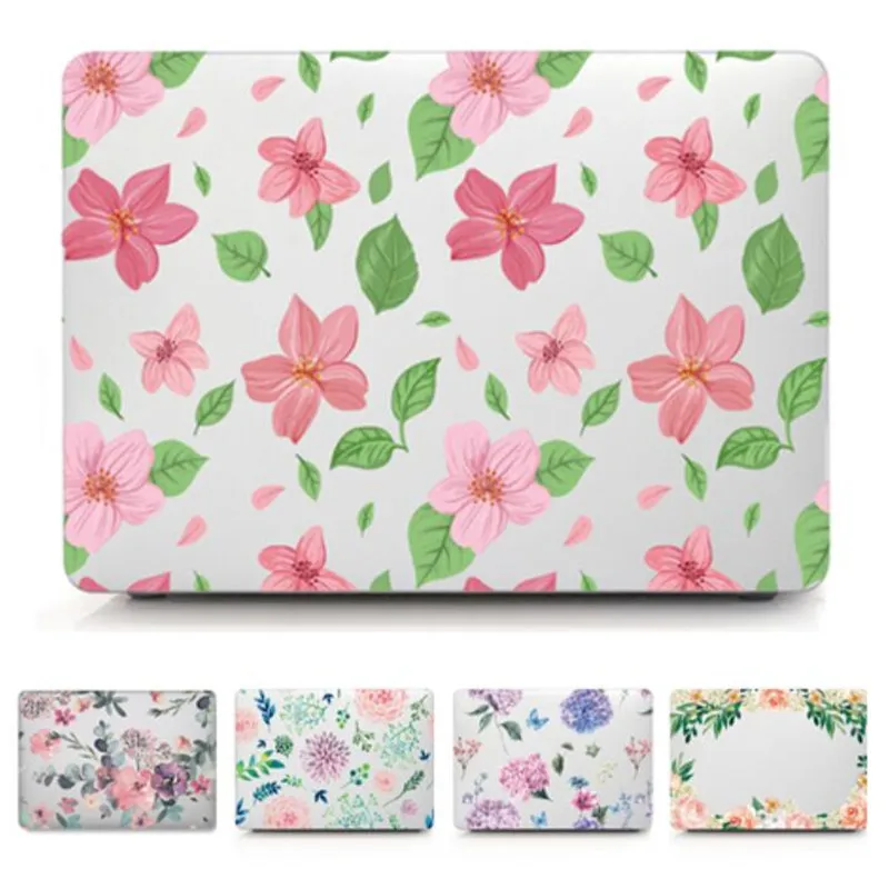 

For Macbook Air 13 Case Floral Transparent Cover for Apple Mac book 13.3 inch A1466 A1369 A1932 Case Funda Pouce Housse Coque