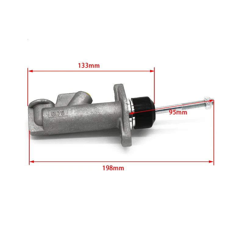 0.75 Inch Aluminum Master Cylinder fit for Hydraulic Handbrake