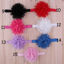 Европейская и американская кружевная лента для волос, Детский Светильник, эластичная повязка на голову, аксессуары для волос, 15 цветов