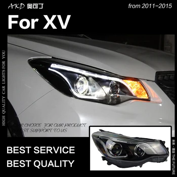 

AKD Car Styling Head Lamp for XV Headlights 2011-2015 Crosstrek LED Headlight DRL Hid Bi Xenon Auto Accessories