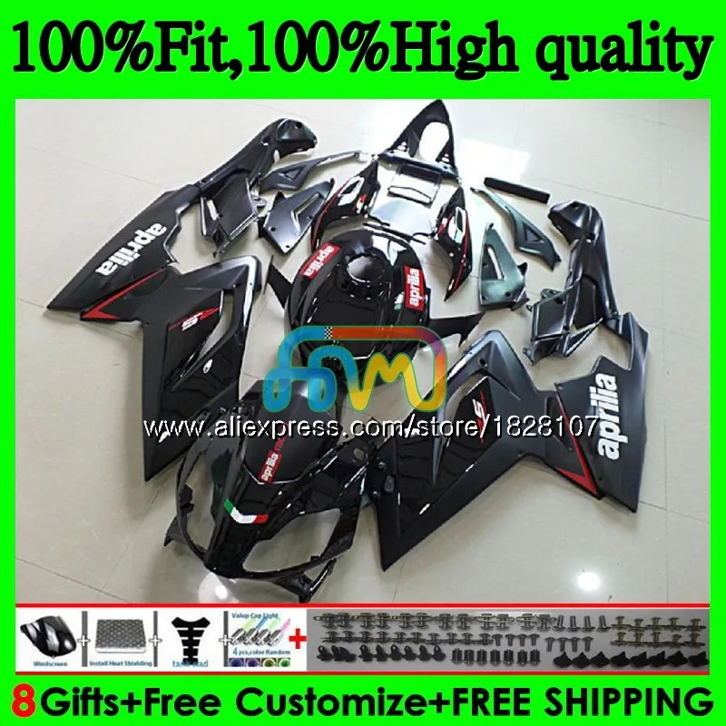 Инъекции для Aprilia черный RS-125 RS125 06 07 08 09 10 11 61BS. 2 RS4 RSV125 RS 125 2006 2007 2008 2009 2010 2011 обтекатель - Цвет: No. 1