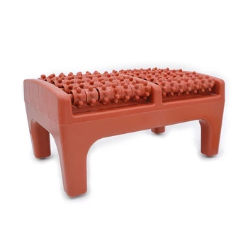 

Domestic Foot Massager Foot Acupuncture Point Massage Cushion Wooden Roller Foot Massager a Foot Stool