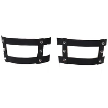 2 шт. женский панк Сердце сексуальный кожаный пояс с подвязками Harajuku эластичность тела жгут плотная подвеска ремень ноги жгут бондаж ремни