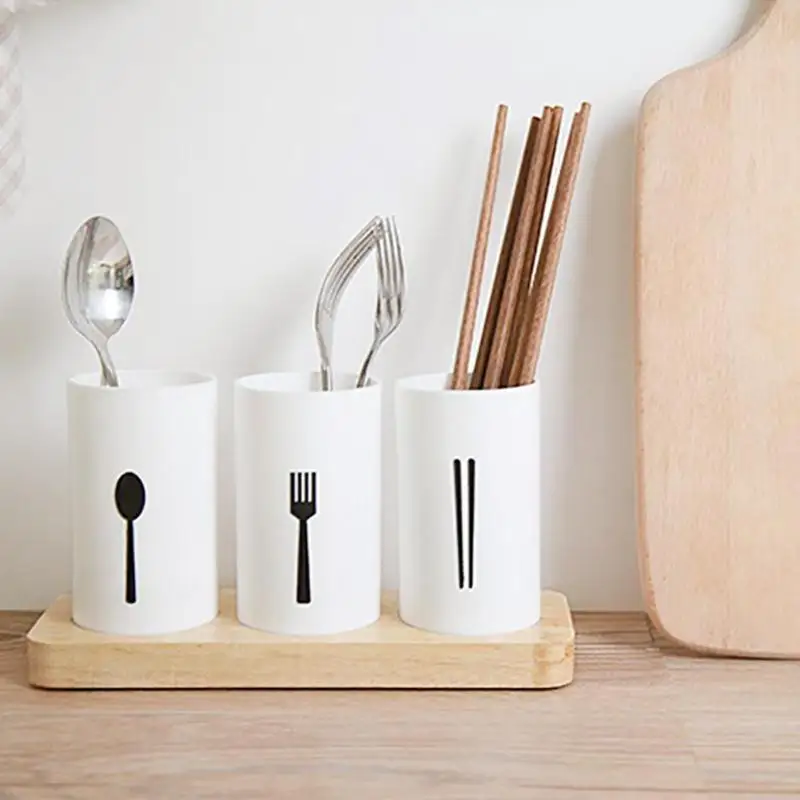 Multifunction Kitchen Drain Chopstick Cage Knife Spoon Fork Containers Tableware Holder Cup Household Storage Tools Nordic Style