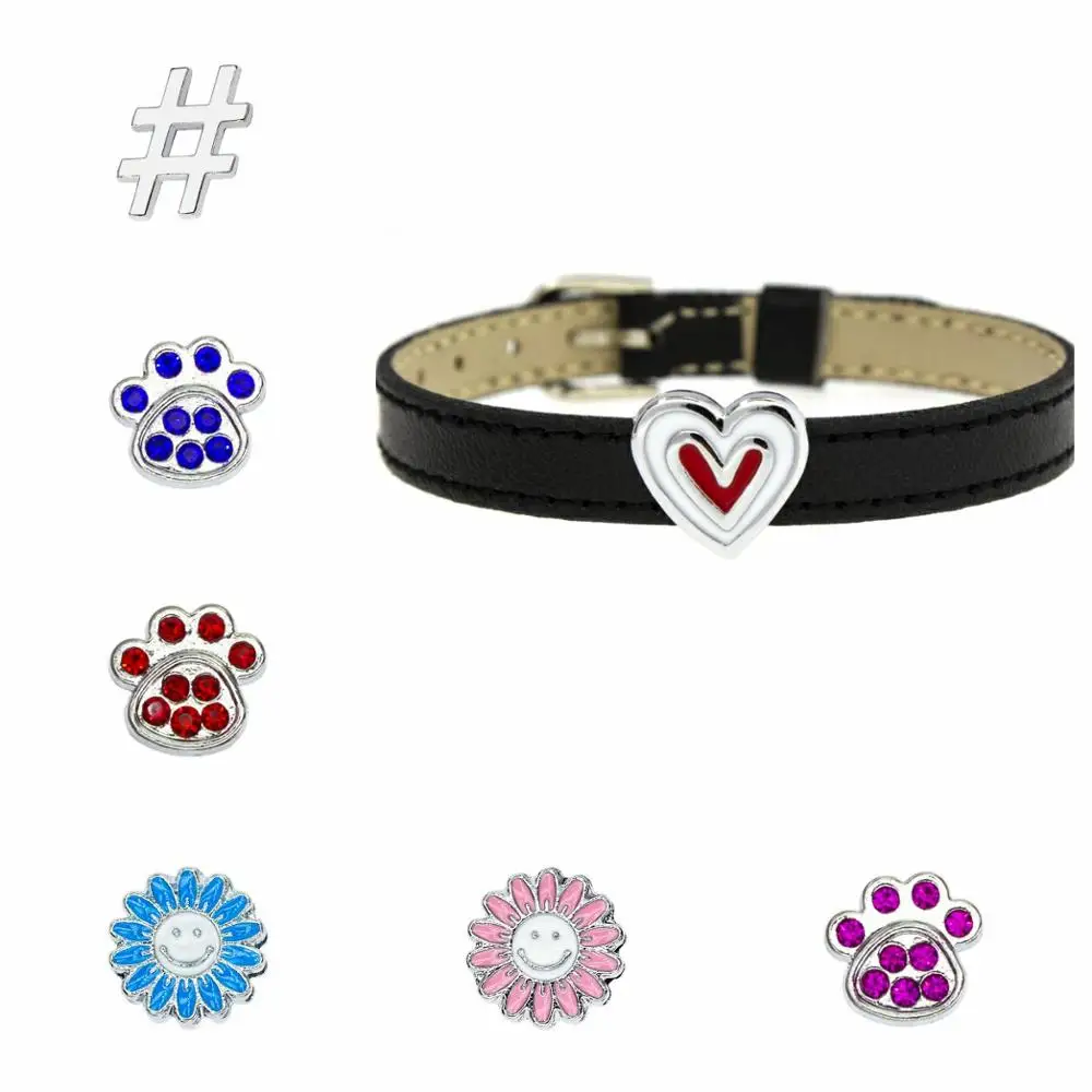 1 шт. стразы ноги сердце цветок аксессуары внутренний диаметр 8 мм подходит для