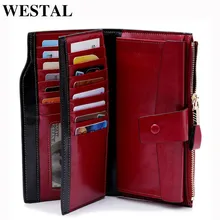 Женский клатч WESTAL из натуральной кожи, Длинный кошелек для женщин, держатель для карт, кошелек на молнии для телефона, кошельки, сумки для денег, Carteira 8236 Женский клатч WESTAL из натуральной кожи, Длинный кошелек для женщин, держатель для карт, кошелек на молнии для телефона, кошельки, сумки для денег, Carteira 8236