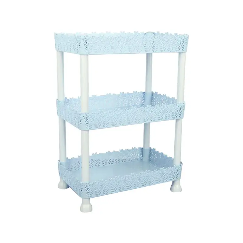 

3-Layer Plastic DIY Storage Rack Bathroom Shelf for Home Kitchen Living Room Organizer Holder organizer Shelf HH