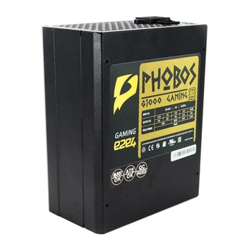 

Power Supply 1000W ATX e2e4 Gaming PHOBOS, 80+, 140mm, APFC (G1000M)