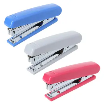 

Portable Metal Manual Stapler Uses No.10 Staples Desktop School Office Supplies