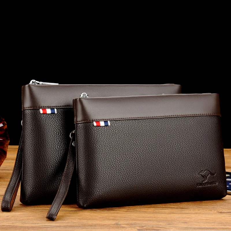 

Men Clutch Bag Daishu Handbag Men's Large Capacity Envelope Bag Men's File Voucher Mobile Phone Bag