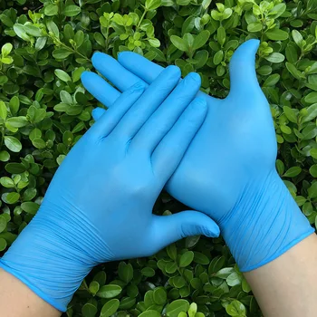 

Disposable nitrile gloves protection bake gloves household food grade oil resistant acid alkali non slip 20/30/50/100pcs