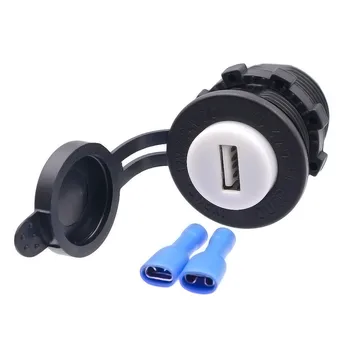 

2.1A Single USB Car Charger 12V-24V Wall Mobile Waterproof Phone Charger Adapter For iPhone For Samsung For Huawei #Ger