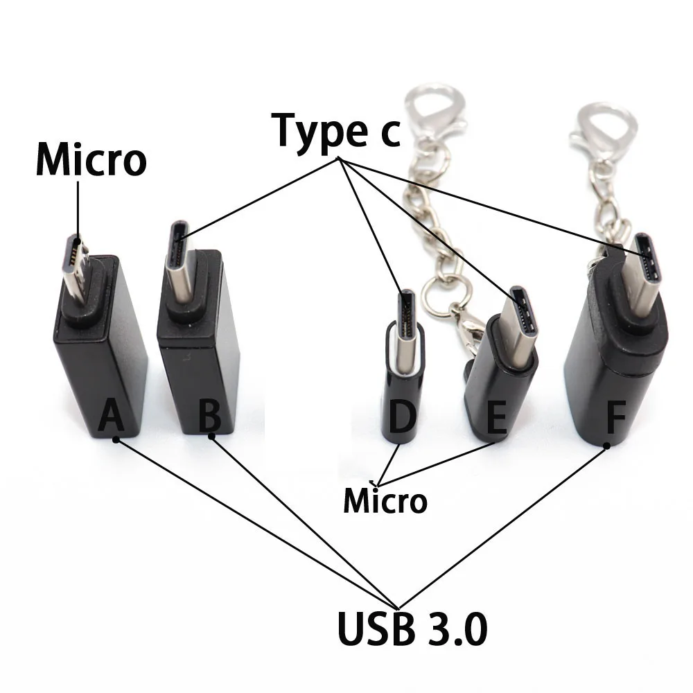 Адаптер Type C для Micro USB конвертер Samsung кабель зарядки и передачи данных xiaomi redmi 4x5 plus
