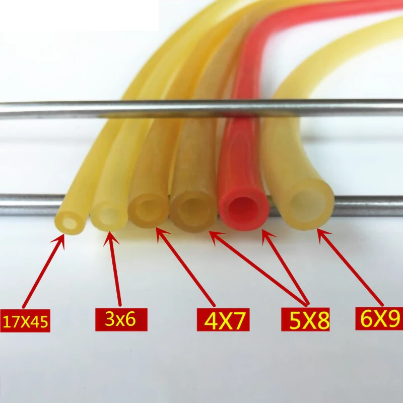 Latex Tube 5/10m 1632/1745/1842/2050/3060/4070/5080/6090 Rubber Catapult Shooting Accessories slingshot accessories