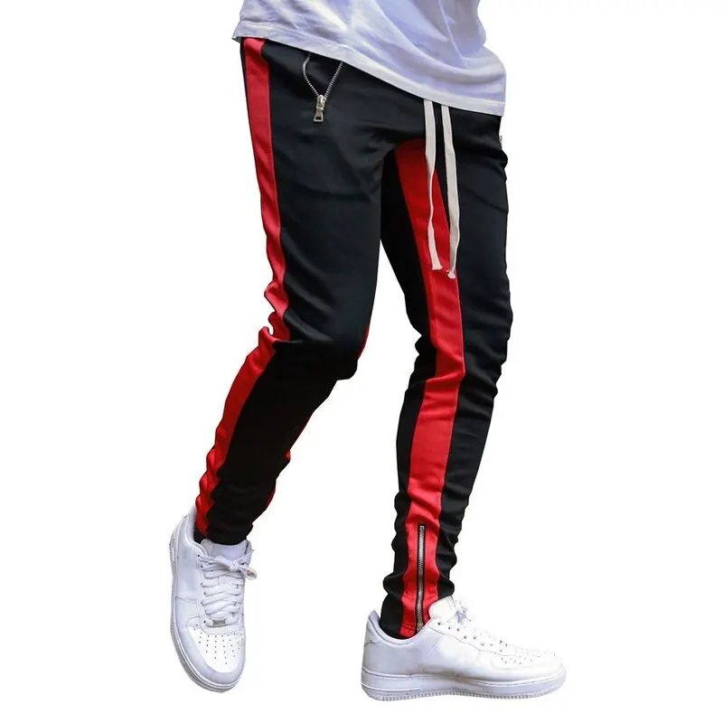 HEFLASHOR модные уличные спортивные штаны для бега, повседневная спортивная одежда, штаны на молнии, повседневные мужские спортивные штаны в стиле хип-хоп
